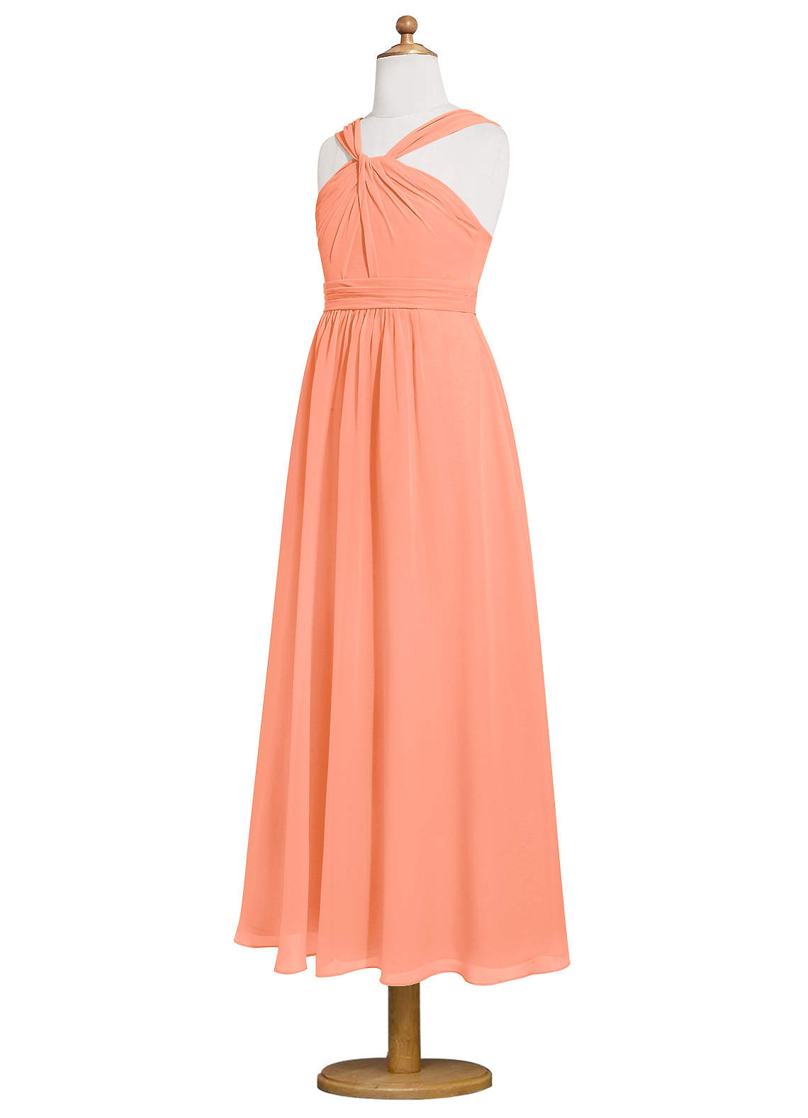 Peach Junior Bridesmaid Dresses