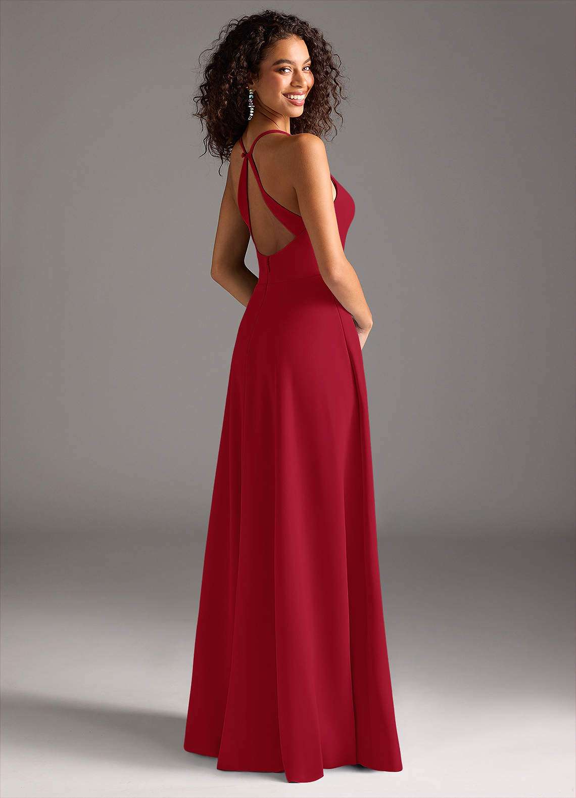 strapless open back dress Carbarnet