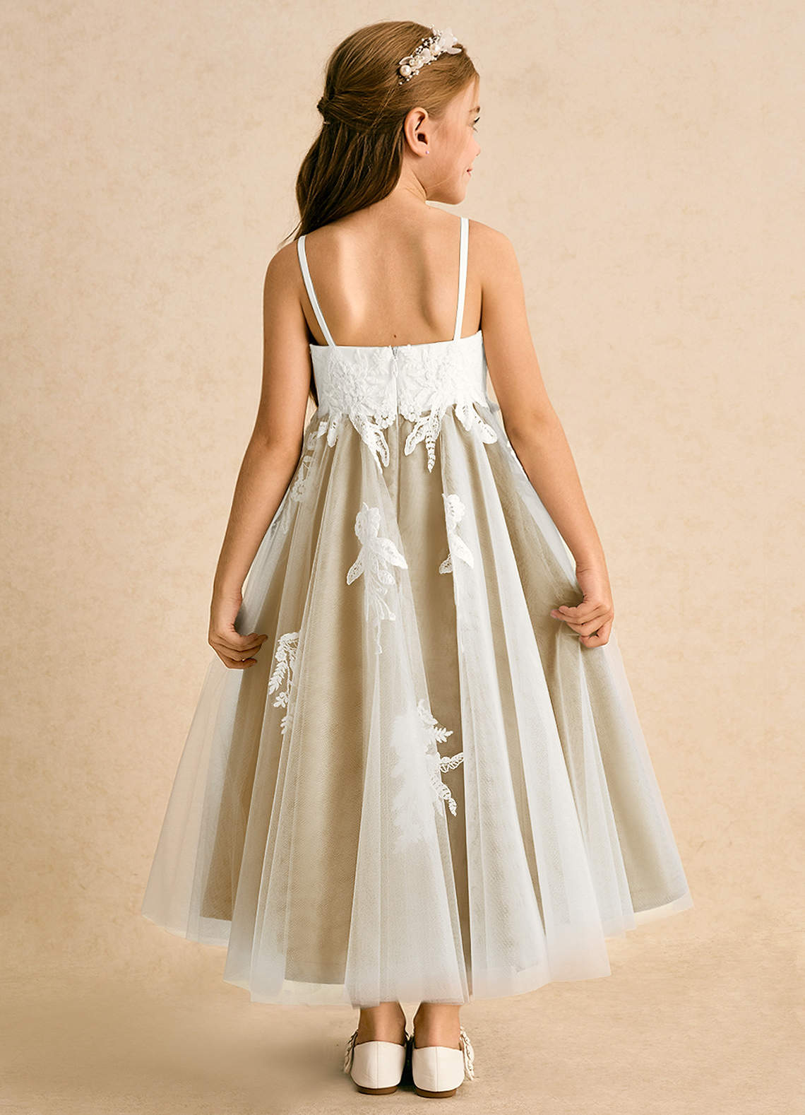 gold prom dress open back Gold Satin Long Backless Prom Dress, A-Line Spaghetti Strap Evening Pa