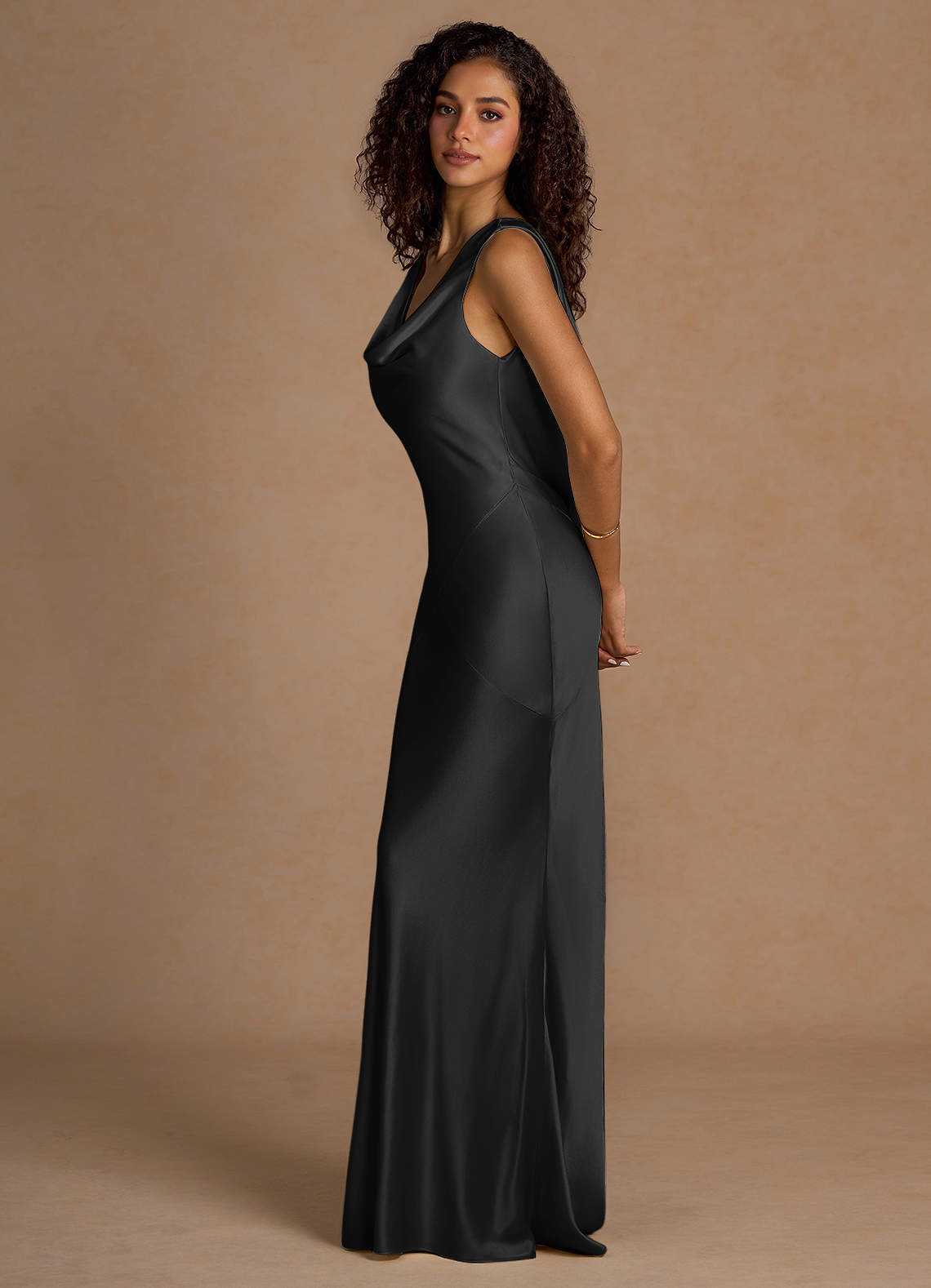 Kastra Black Open Back Maxi Dress Ready to Ship | Azazie