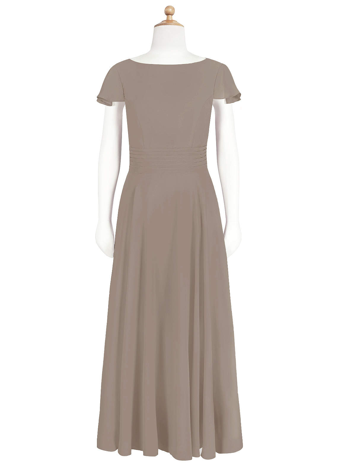 Taupe bridesmaid dresses short on sale