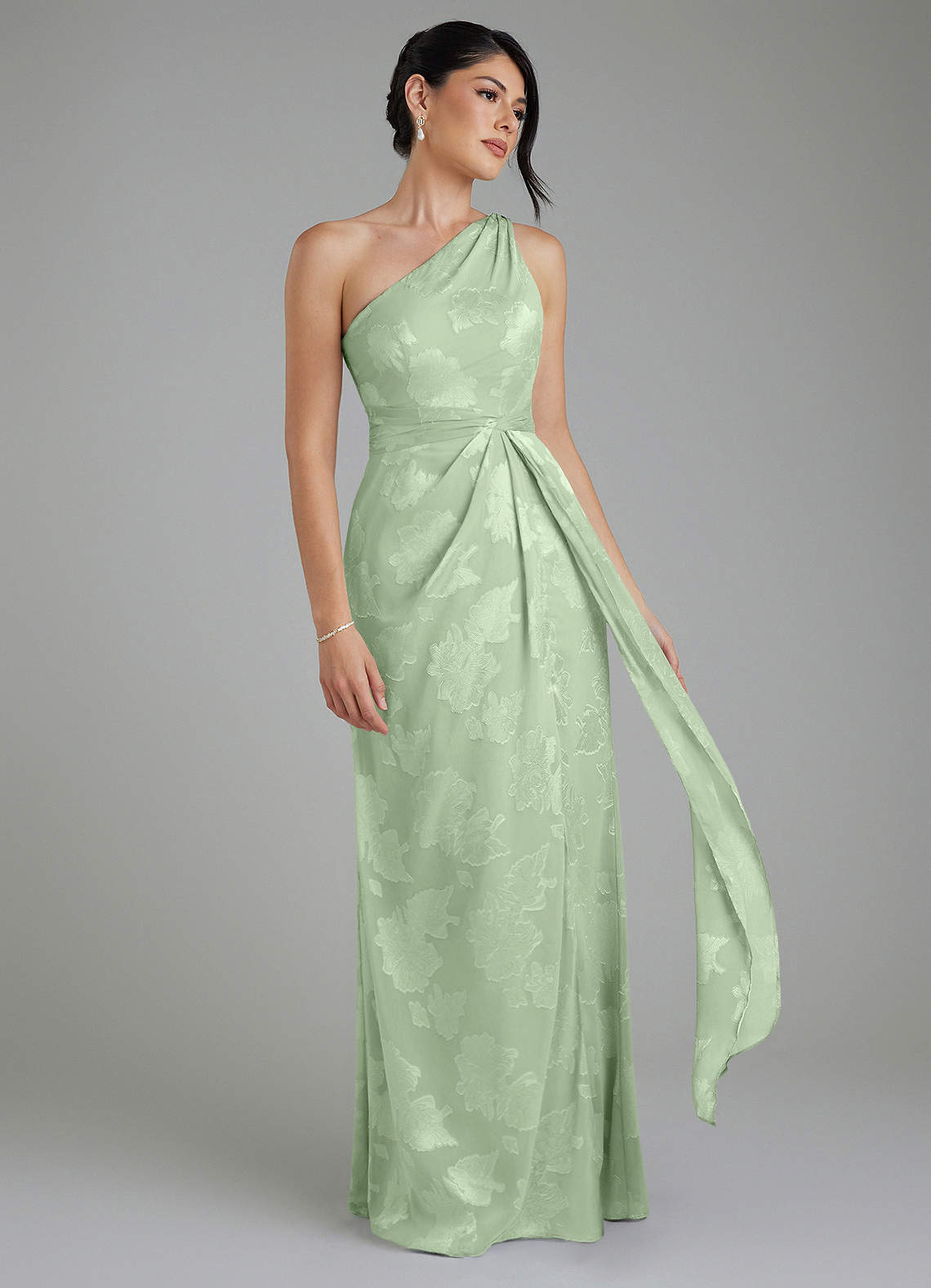 floral sage bridesmaid dresses Azazie Apryl Formal Evening Black White colour:navy Sleeveless Spaghetti Straps Colour:MARCY