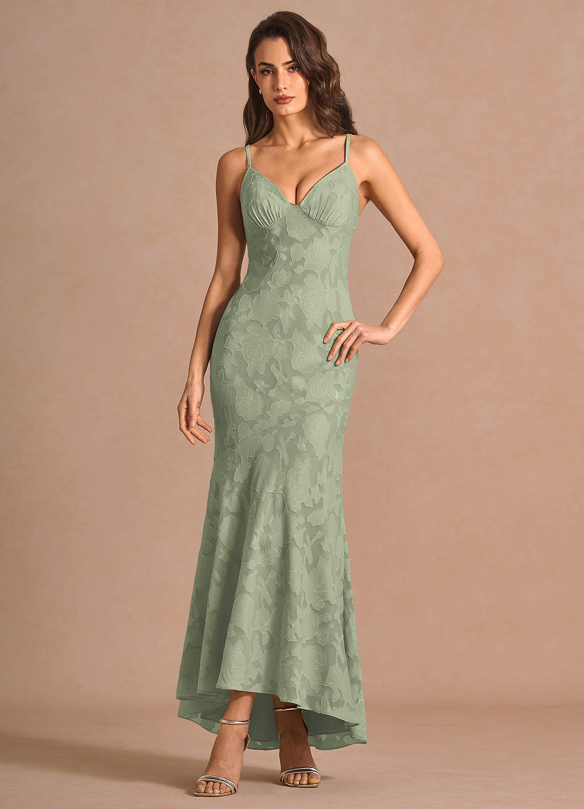 agave green dress Size 10 Kanali K 1839 Agave Bridesmaid Dress