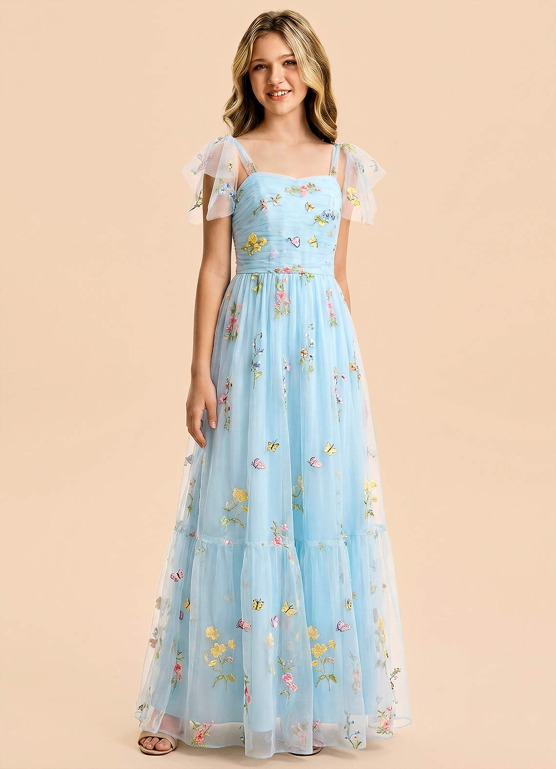 front Azazie Allie Junior Formal Dress