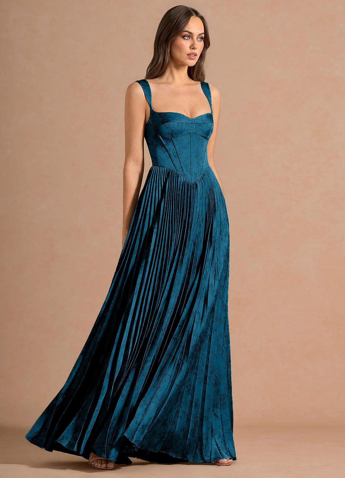 autumn floral maxi dress Chanel Autumn Floral Gold Stripe Maxi - DM Exclusive - Nursing Friendly - Maternity Friendly