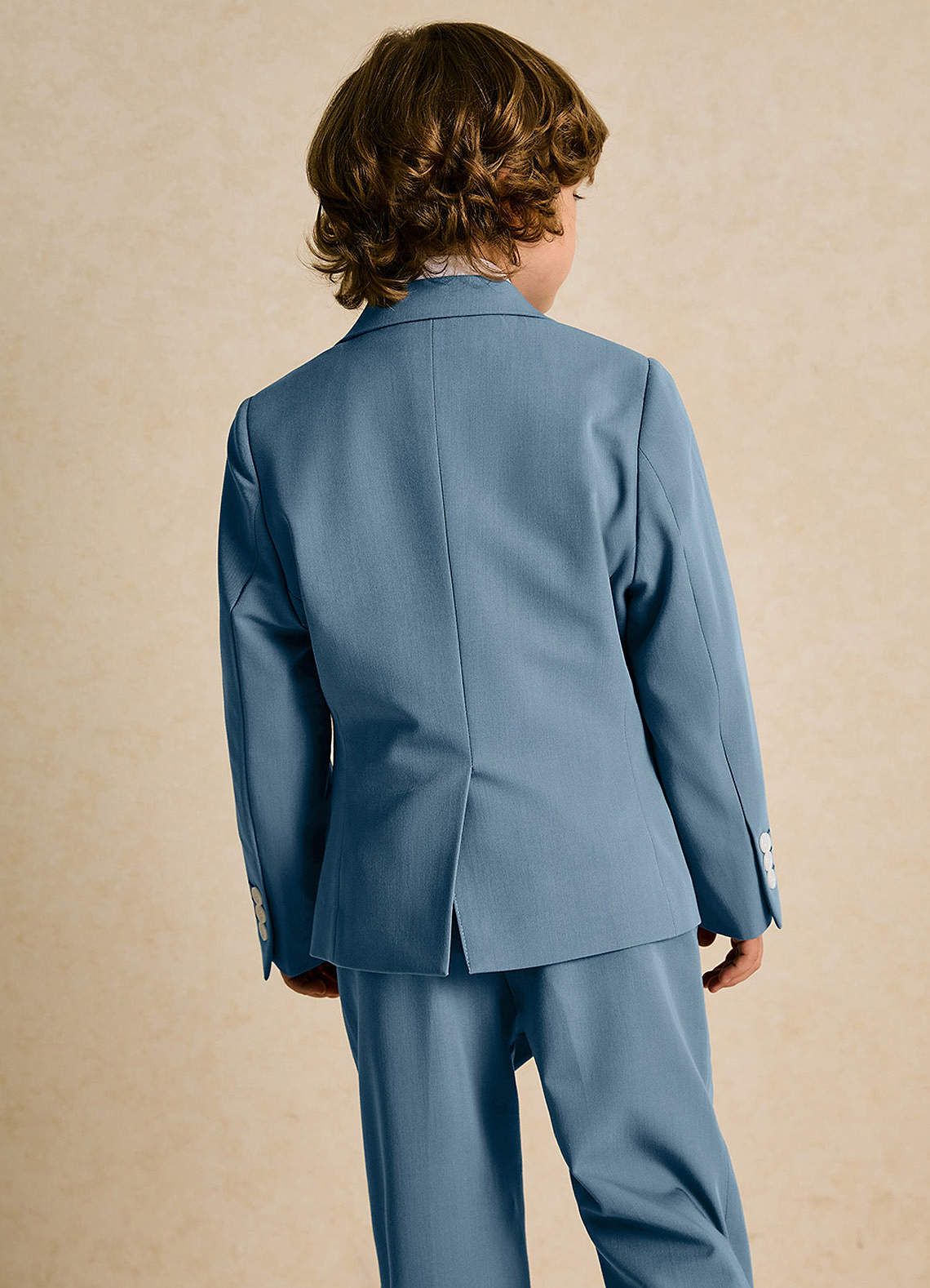 front Oliver Boys Light Blue 3-Piece Suit
