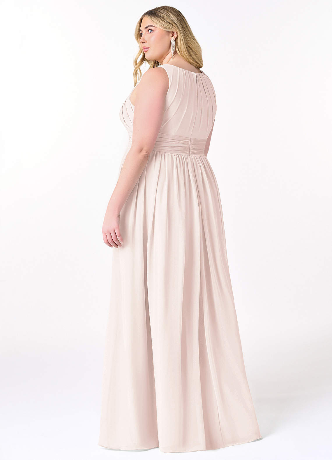 strapless open back dress Brown Rose Harper Dress – Lucy Rose main image 1