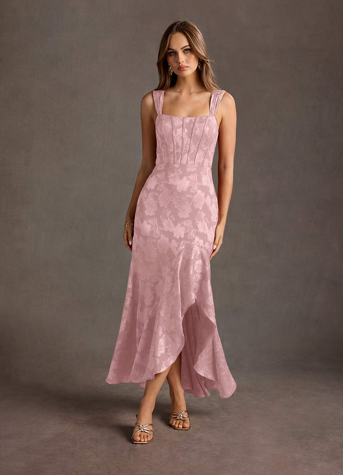 Alice Dusty Pink Maxi Dress image1