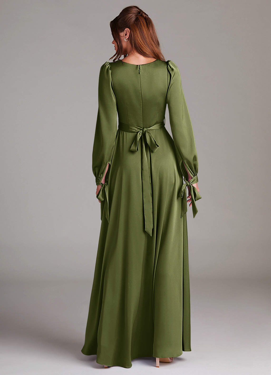 Leonia Olive Maxi Dress image1