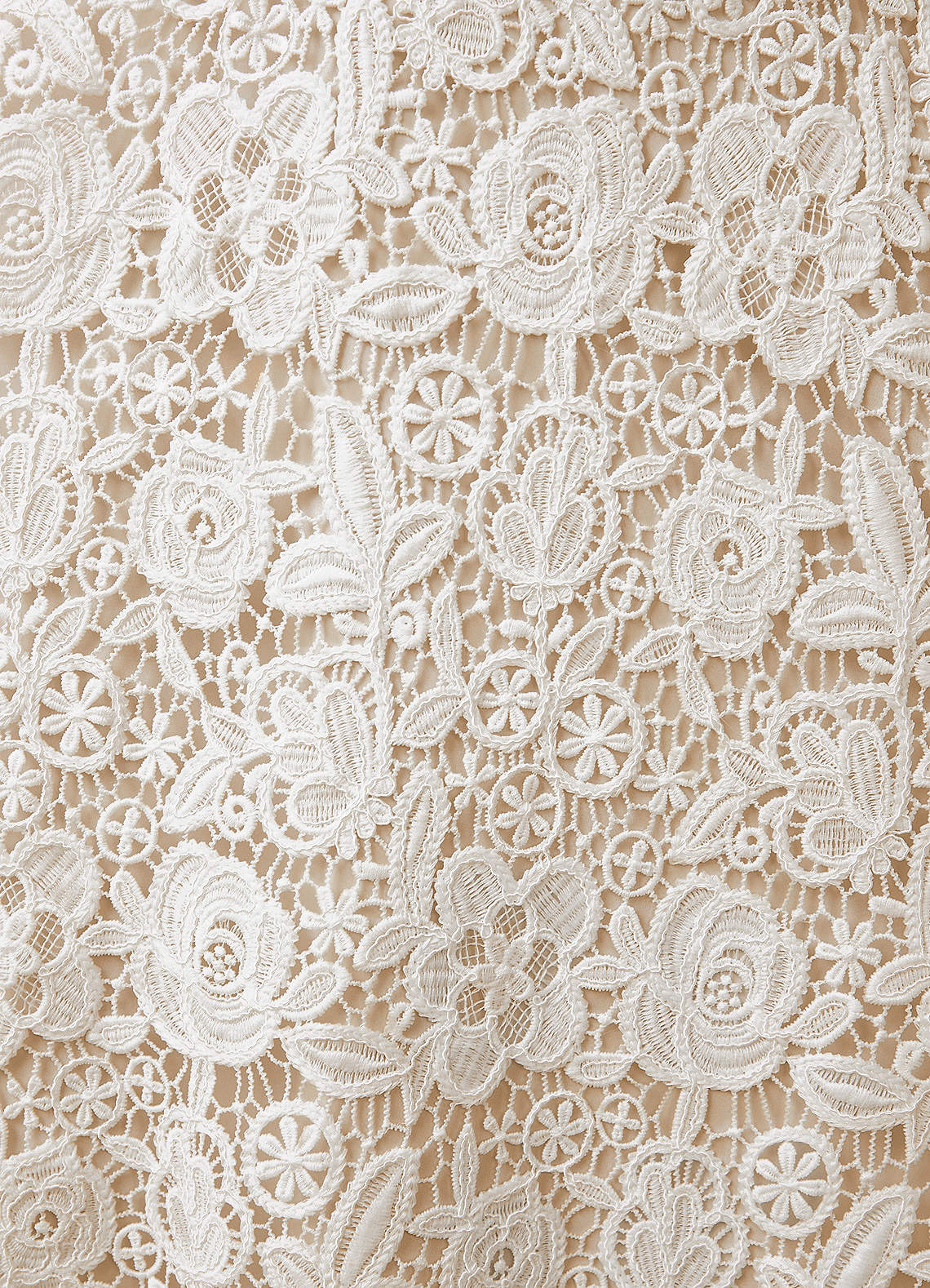 Elisa White Lace Midi Dress image4
