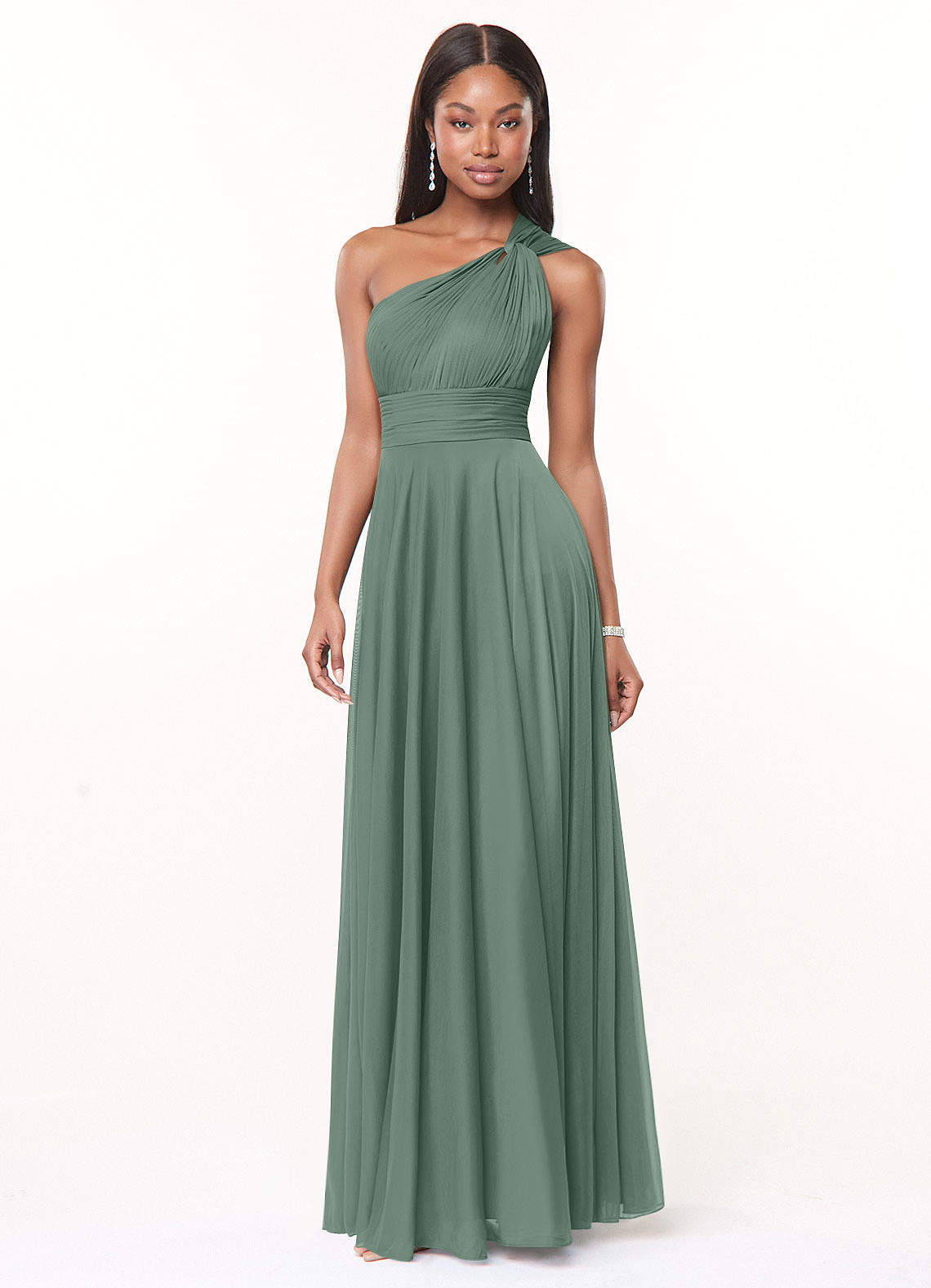 Eucalyptus Azazie Charlize Bridesmaid Dresses | Azazie