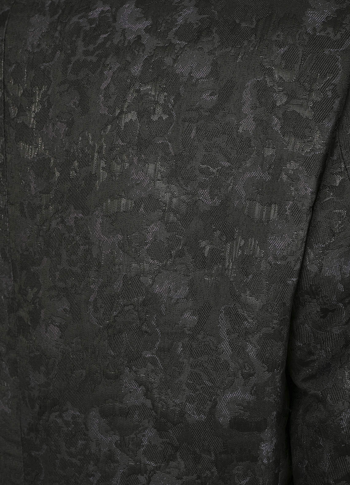 front Joseph Black Formal Jacquard Peak Lapel Tuxedo Jacket