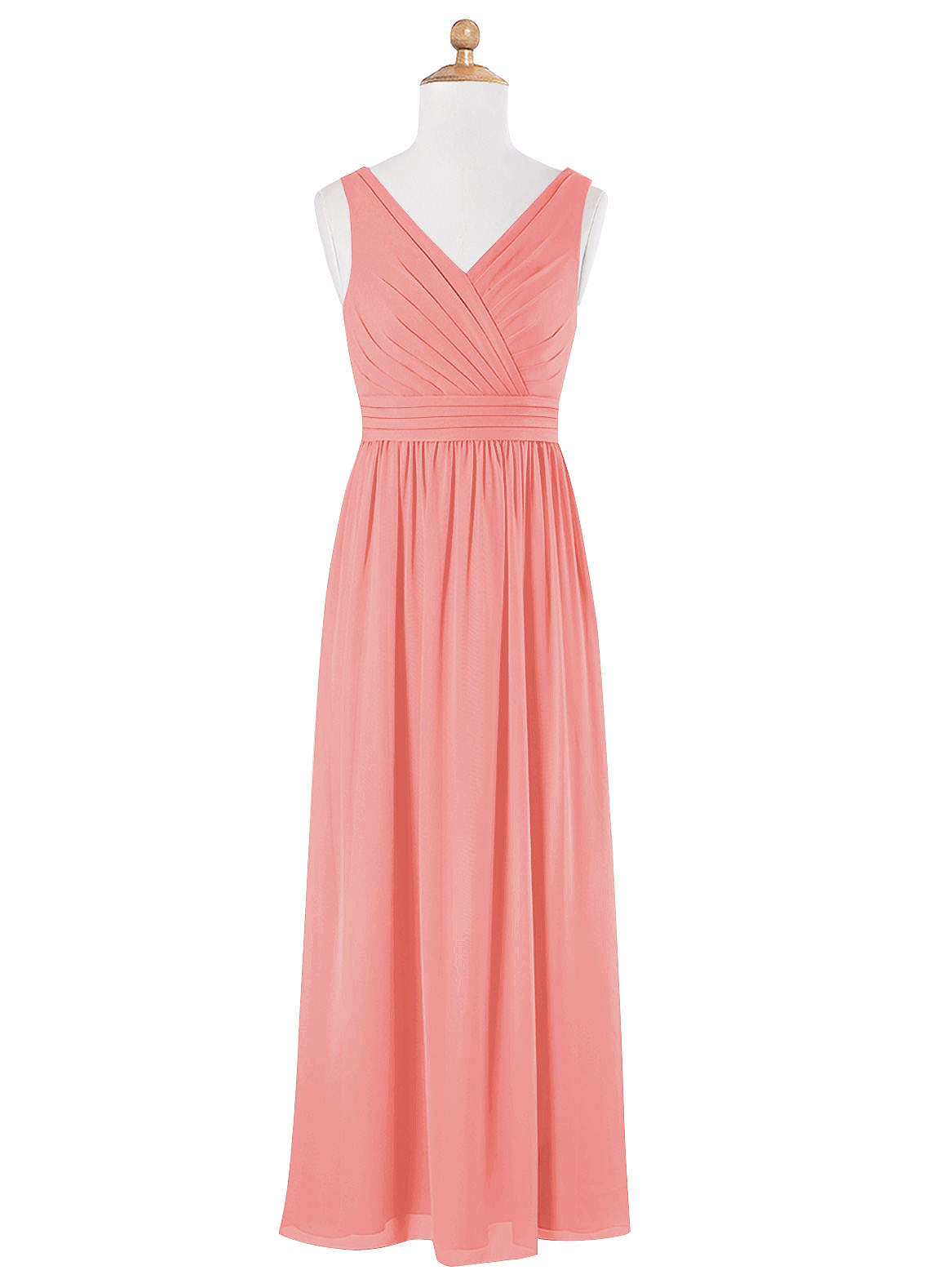 Azazie Kora Junior Bridesmaid Dress in Coral | Azazie UK