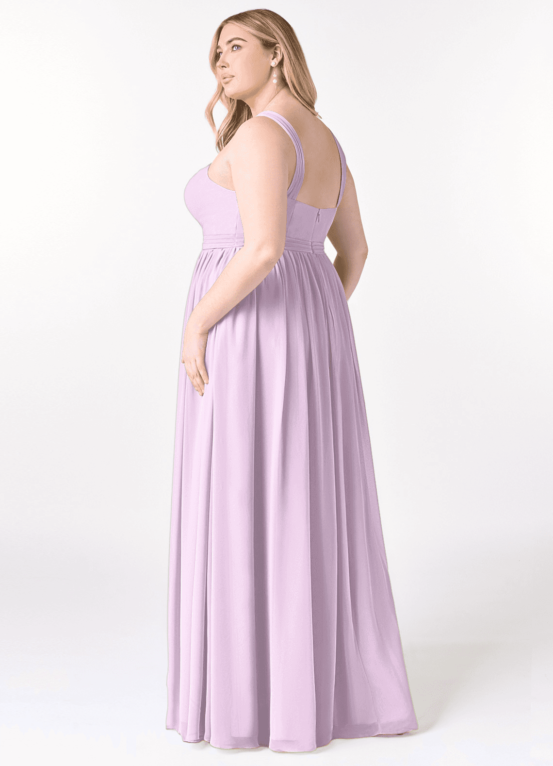 lavender bridesmaid dresses under 50 Azazie Elvira Frosted Lilac Chiffon Bridesmaid Dresses