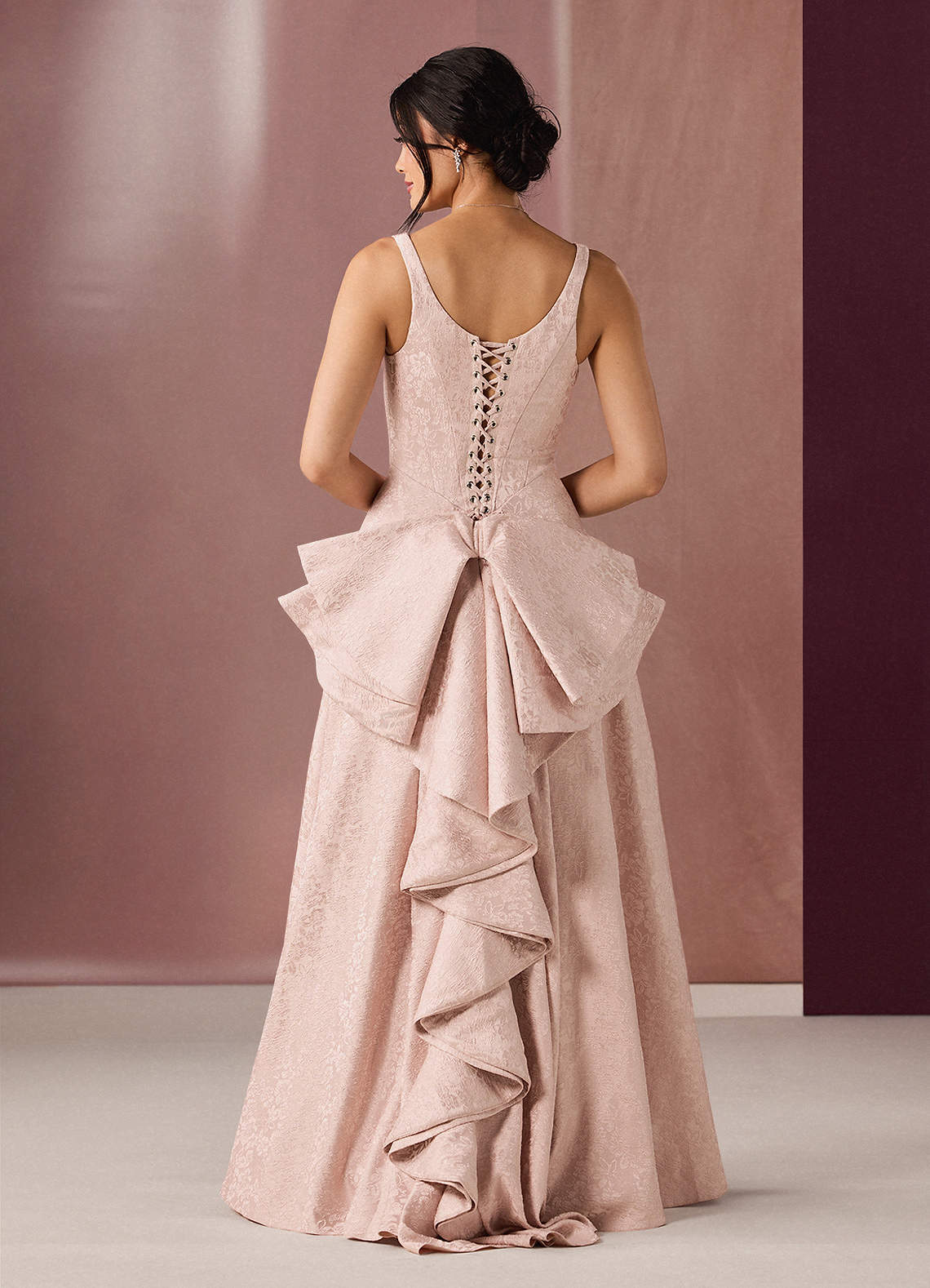 Satin Pink Bridesmaid Dress Satine Blush Pink Gown Ready To Ship Azazie
