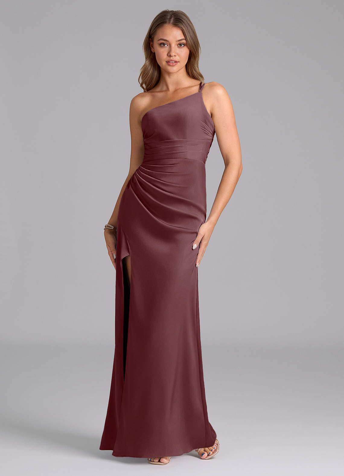 sangria bridesmaid dresses Azazie | A toast to 'Sangria' perfection, let us know if you would choose this color for your bridesmaids! #azazie #bridesmaiddresses . . . .