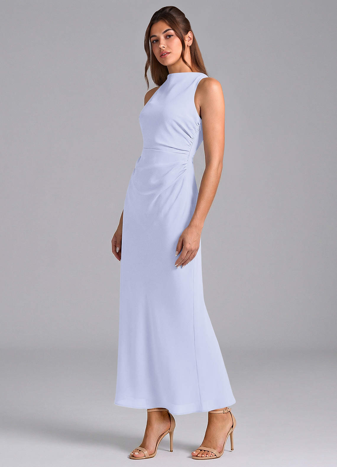 lavender grey bridesmaid dresses KissProm