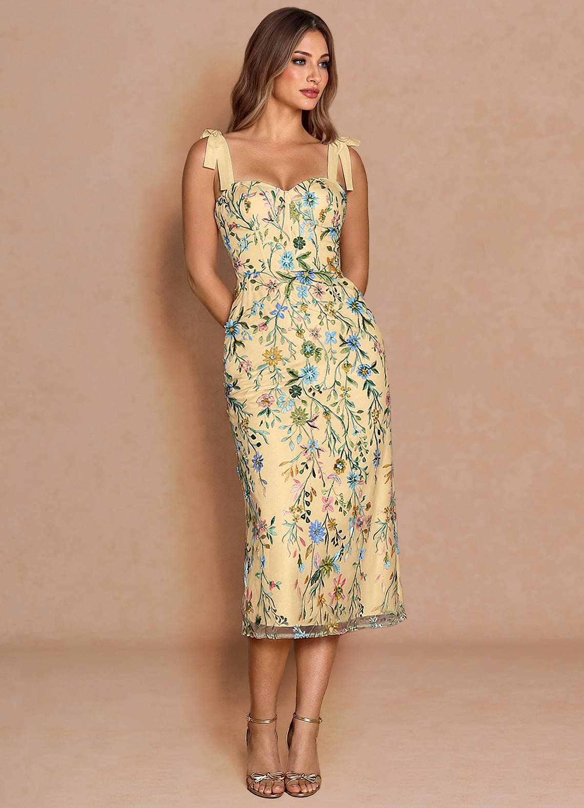 midi lemon dress Lemon Midi Dress