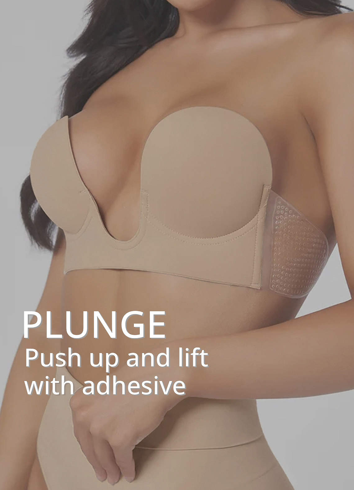 front Strapless Backless Plunge Bra