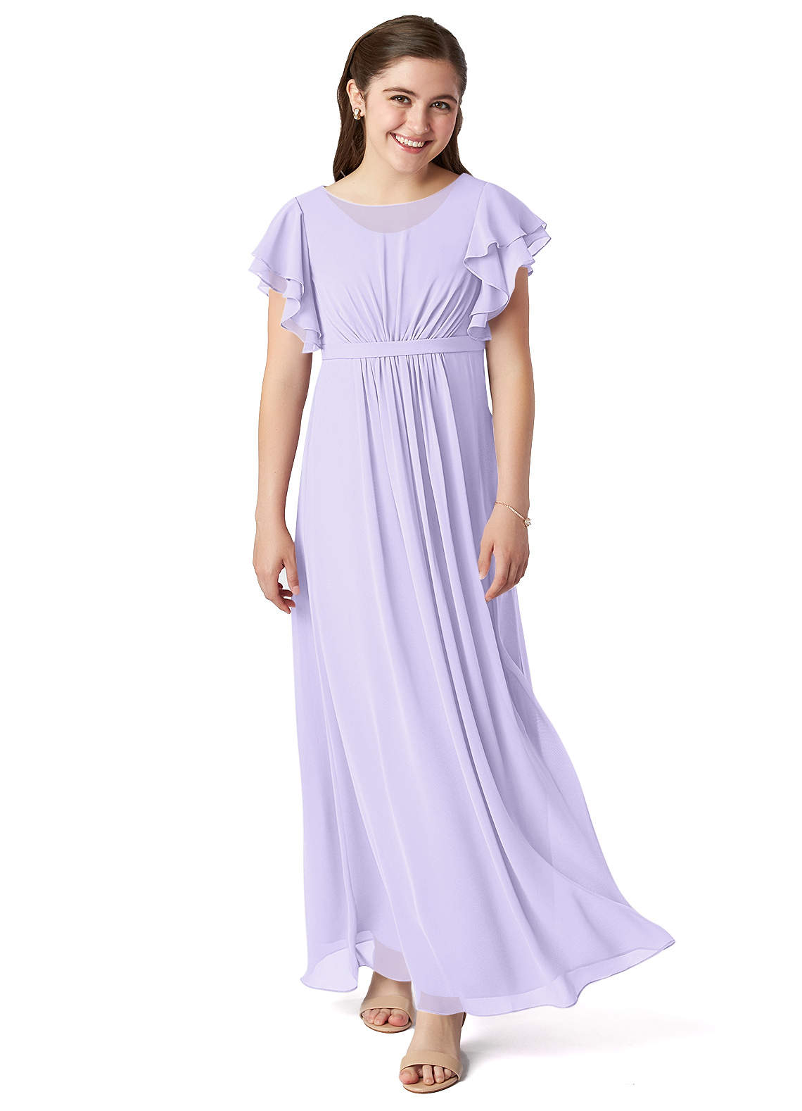 Lilac Chiffon Dress