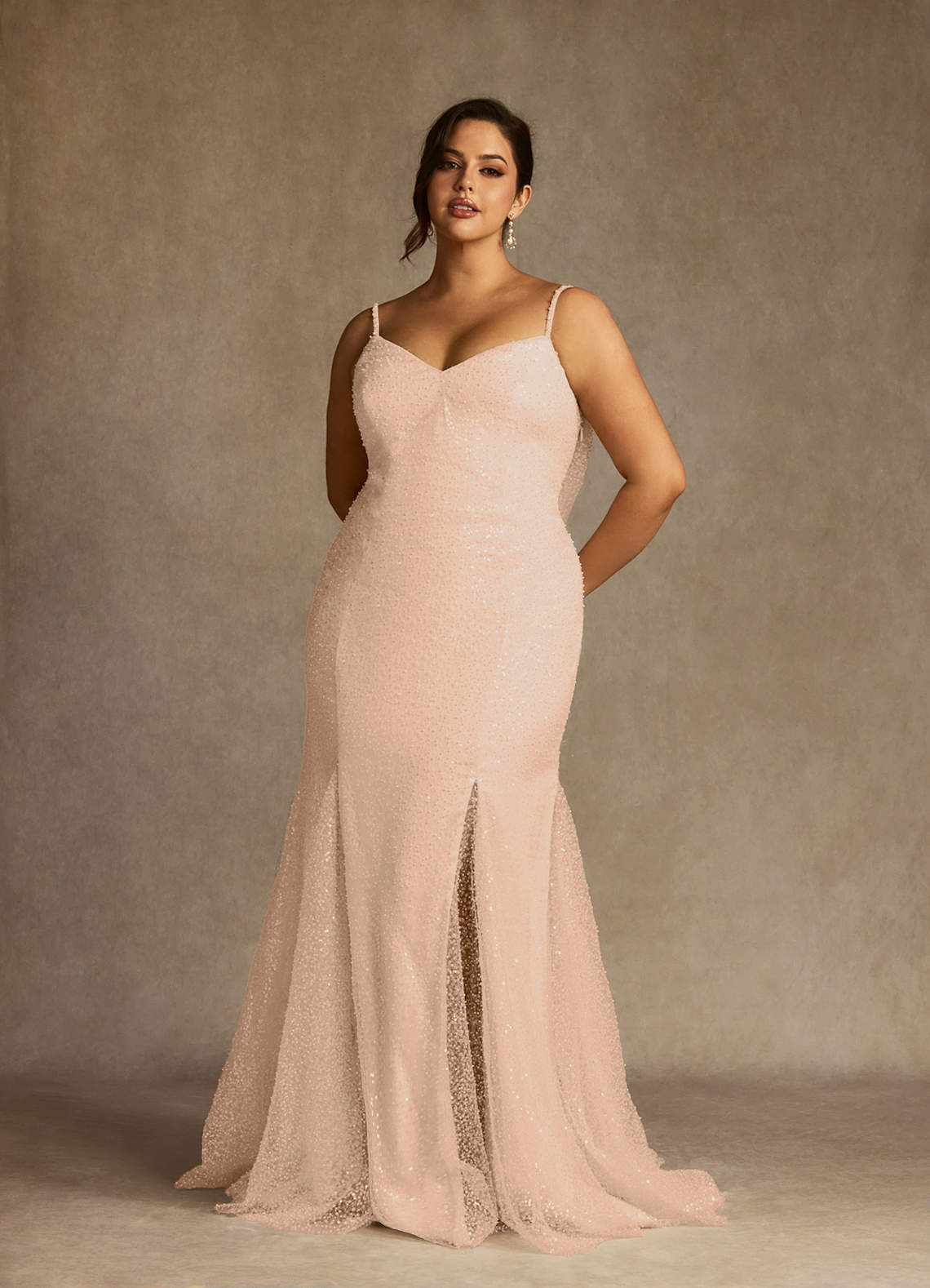 Azazie Eris Vestidos de noiva Vestir Diamante Branco Rosa Inglesa de Miçangas de sereia image5