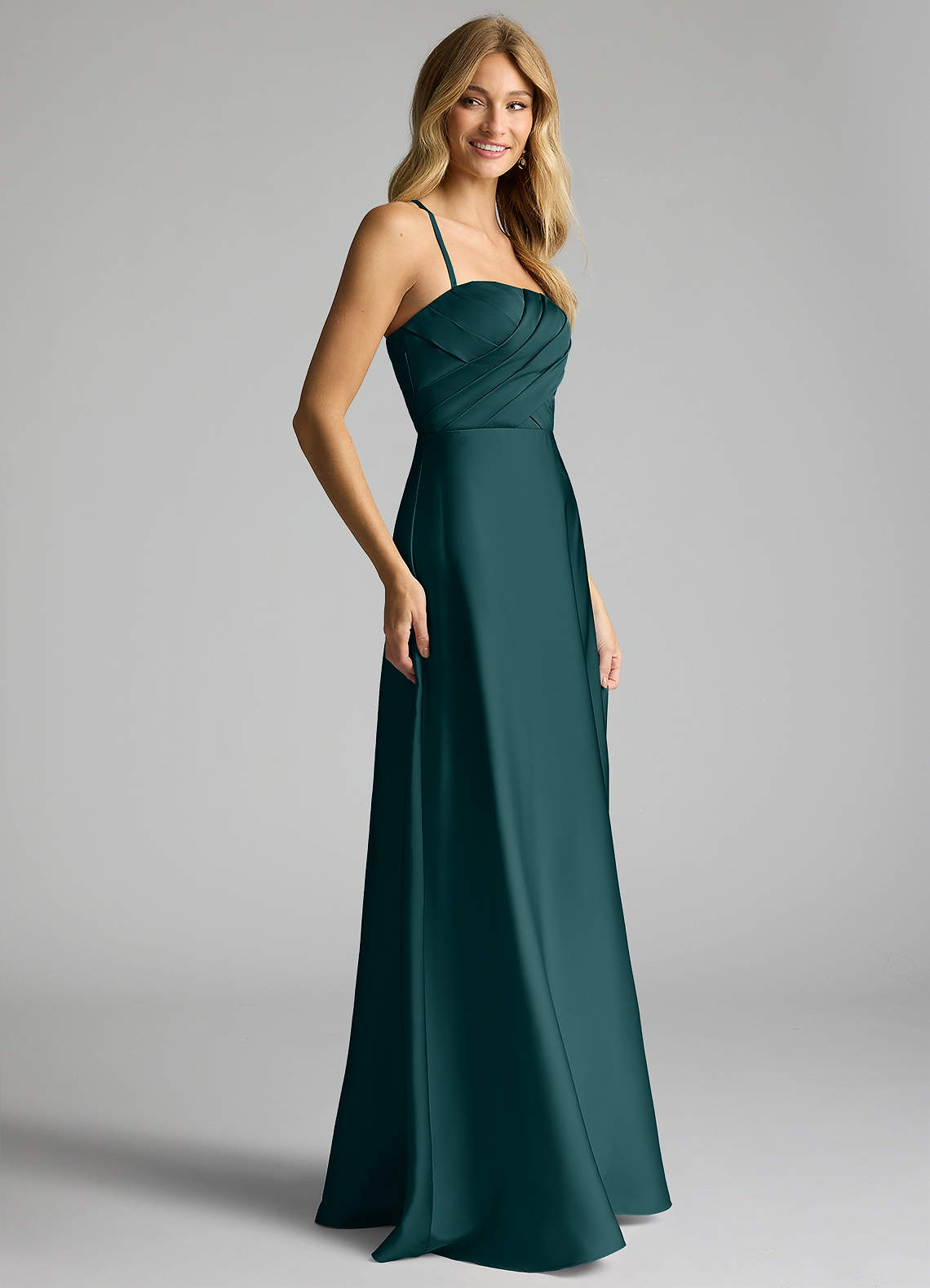 Pine Azazie Kami Bridesmaid Dresses | Azazie