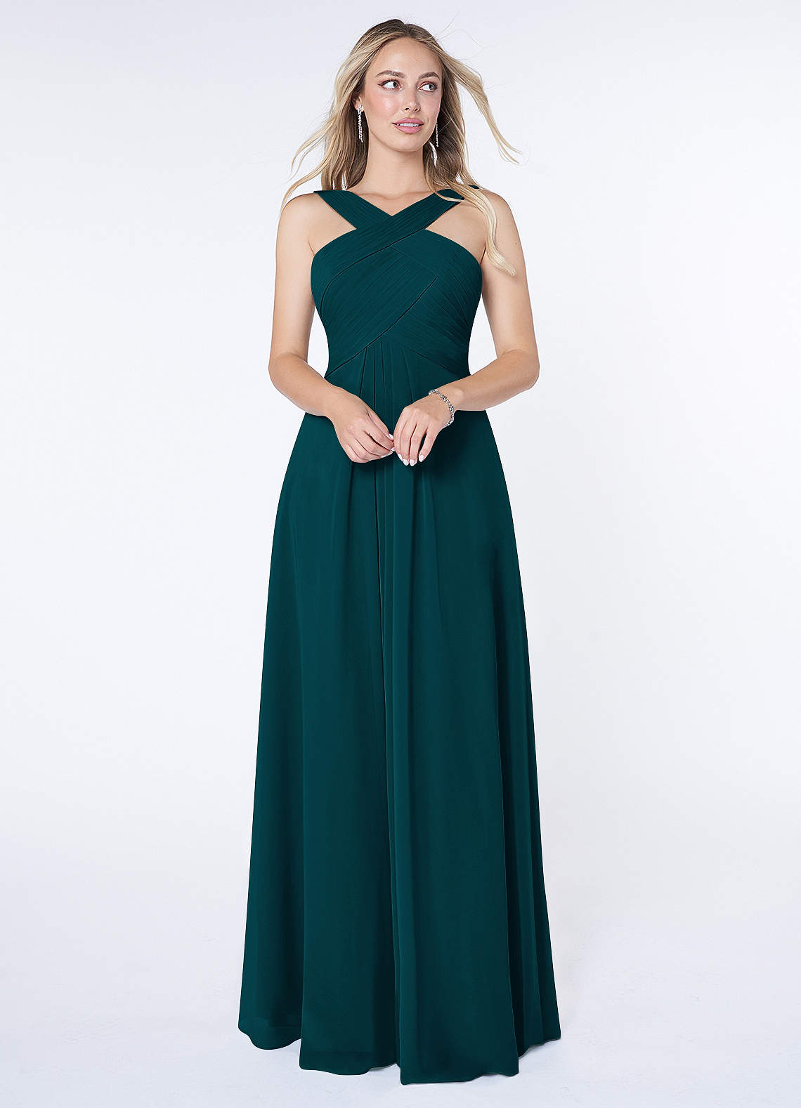 Azazie Kaleigh Pine Bridesmaid Dresses Azazie IE