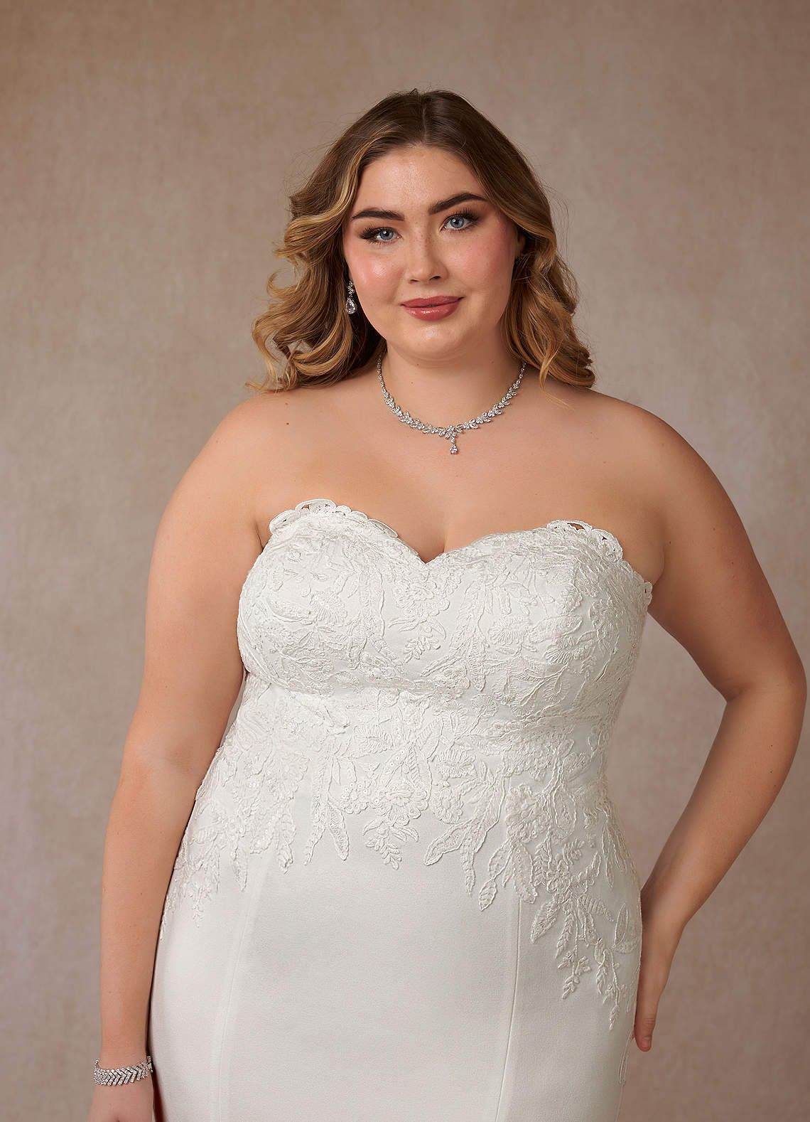 Azazie Antheia Diamond White Mermaid Sequins Stretch Crepe Azazie Antheia Diamond White Mermaid Sequins Stretch Crepe