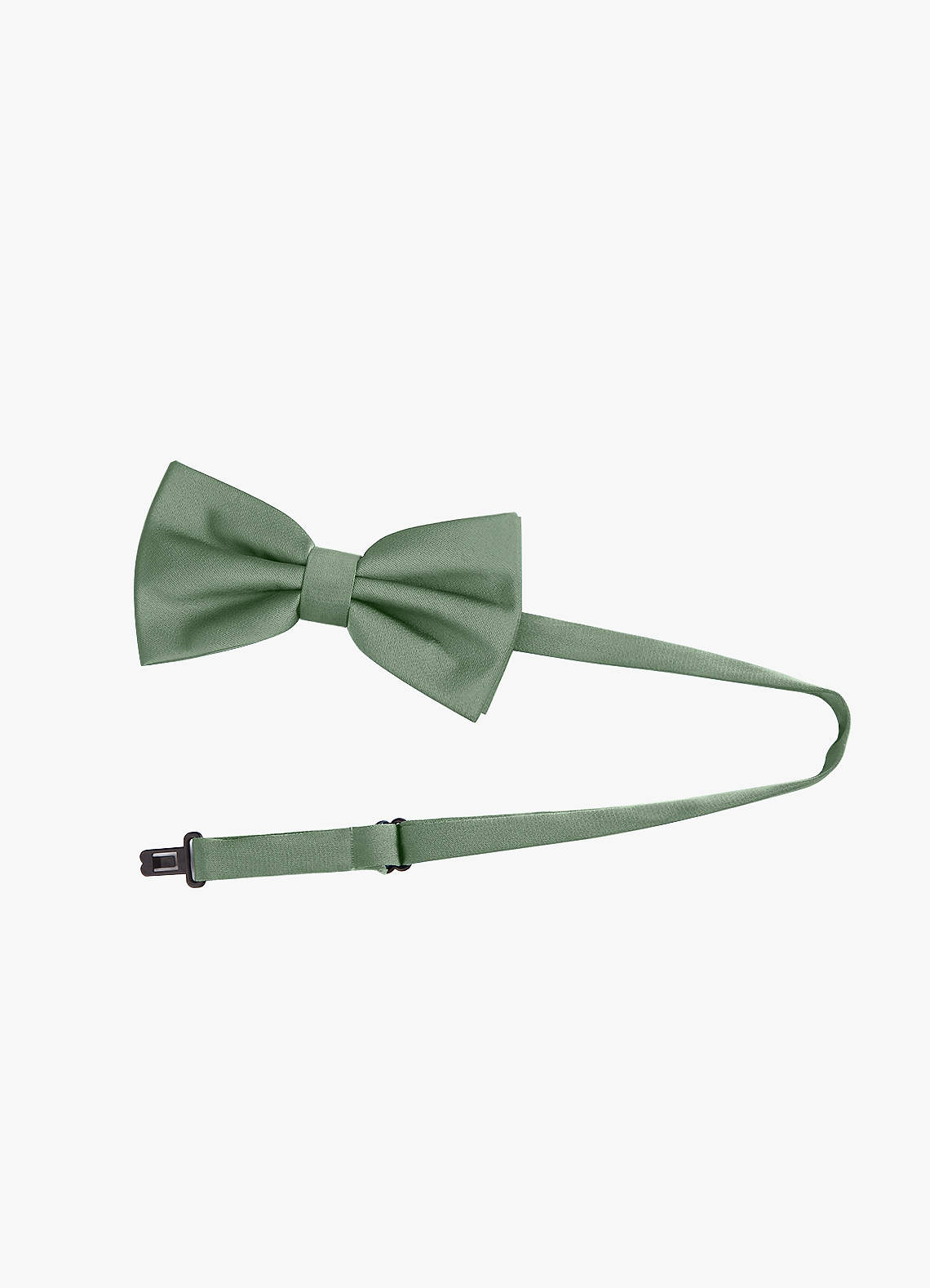 front Adjustable Stretch Satin Bow Tie – 6-Piece Set