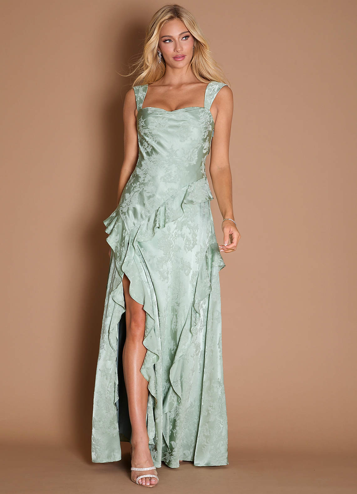 Robe Longue Soft Green Nicky image1