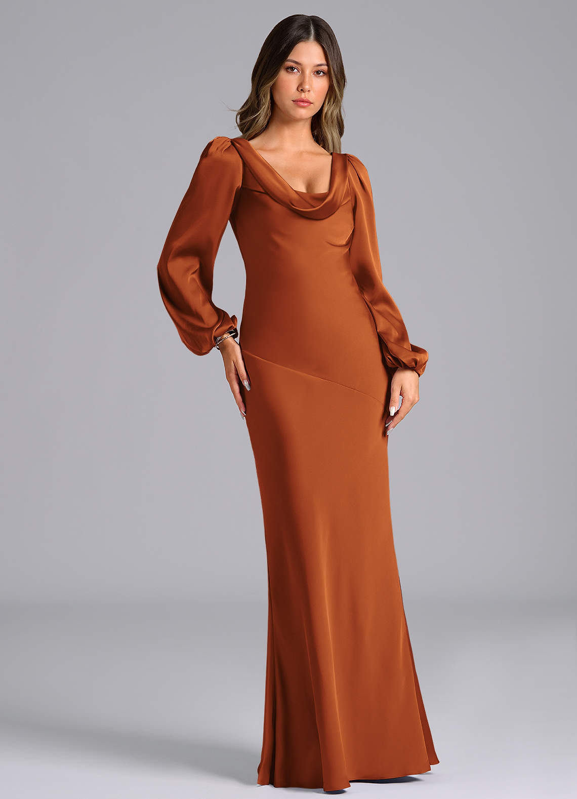 cinnamon rose satin bridesmaid dresses Sample Cinnamon Rose Carmen Satin Dress