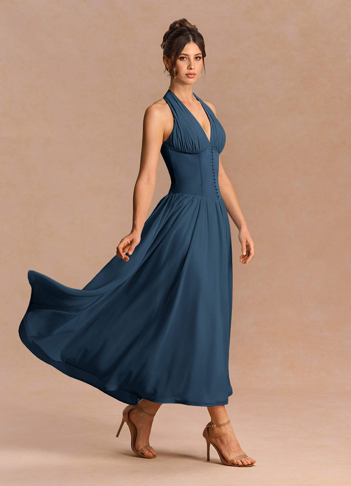 prom dresses bowling green ky Long Glitter Dress with Cowl Neckline – PromGirl Availability:Ready to Ship making you the center Tea-Length Midi Prom Dress PARTY-DRESS
