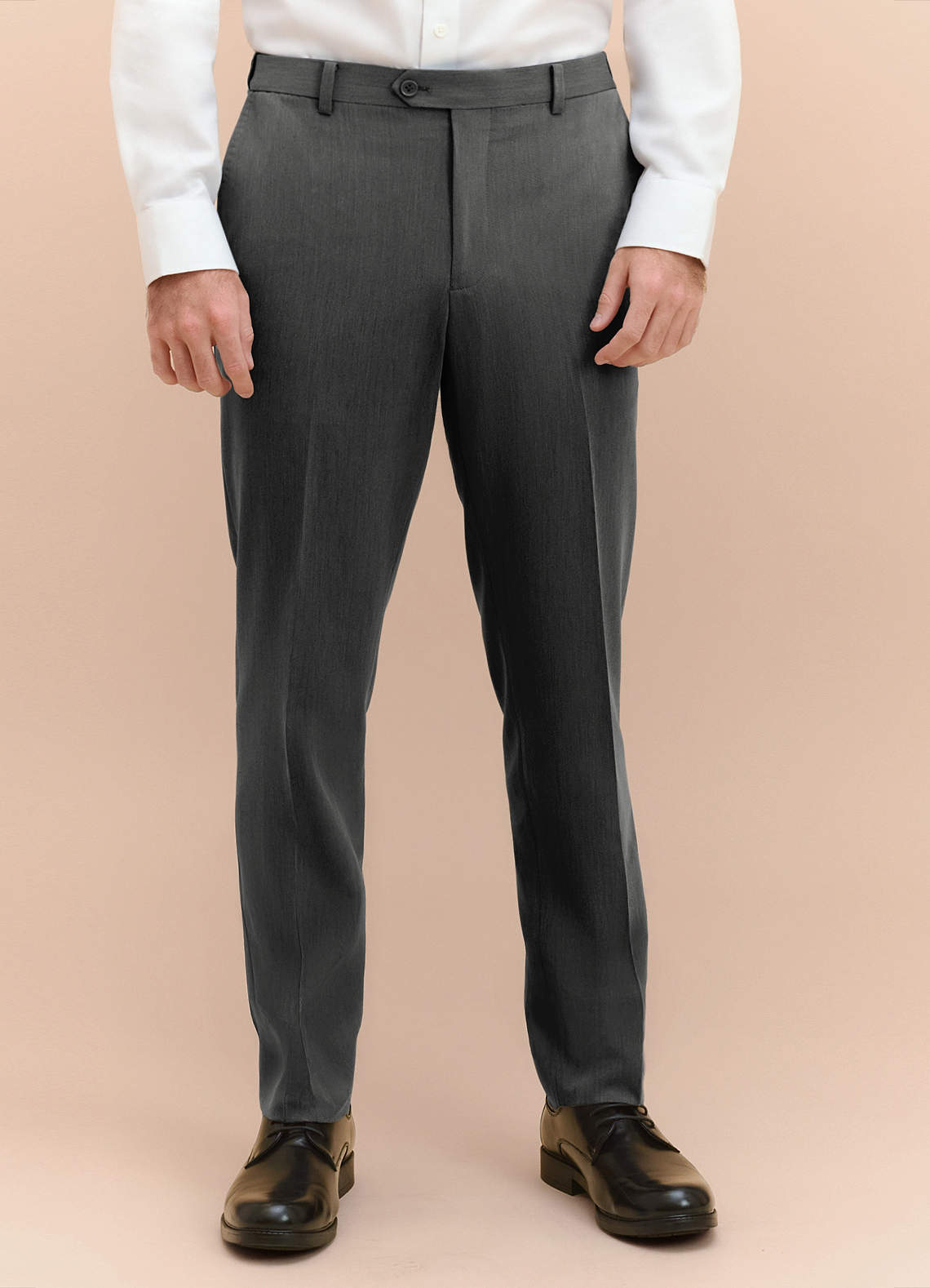 front William Charcoal Comfort Blend Dress Pants