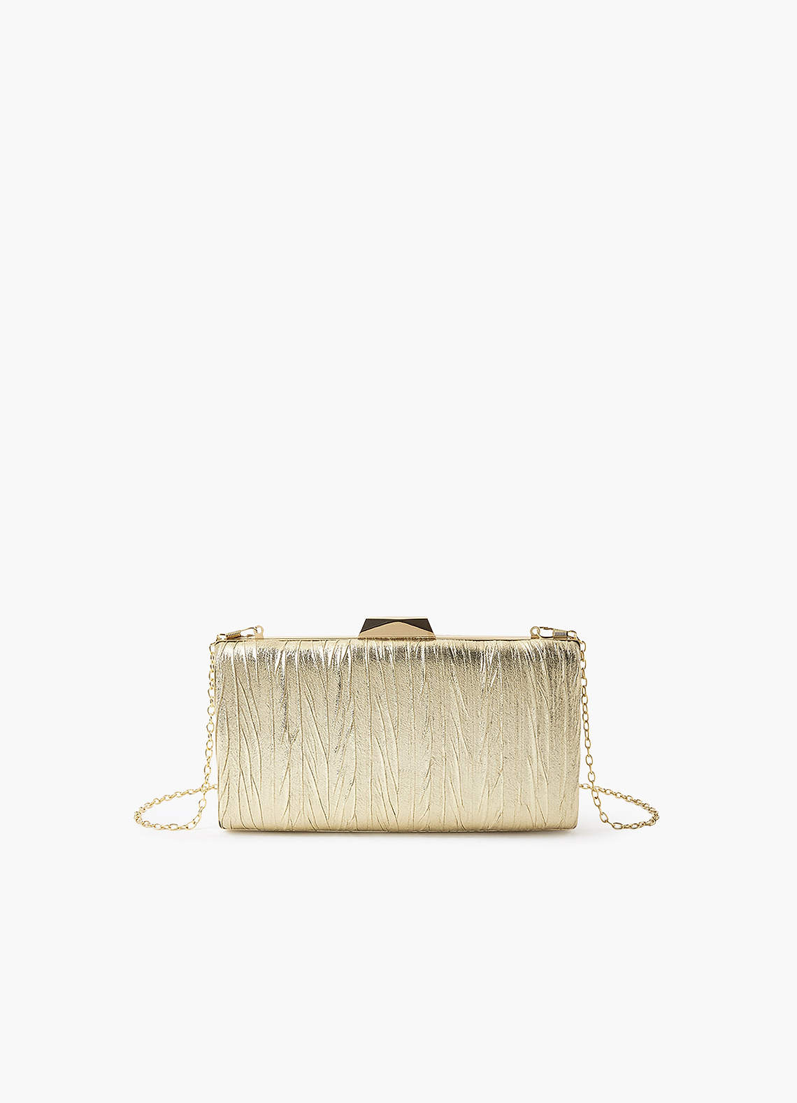 front Gold Leaf Clutch