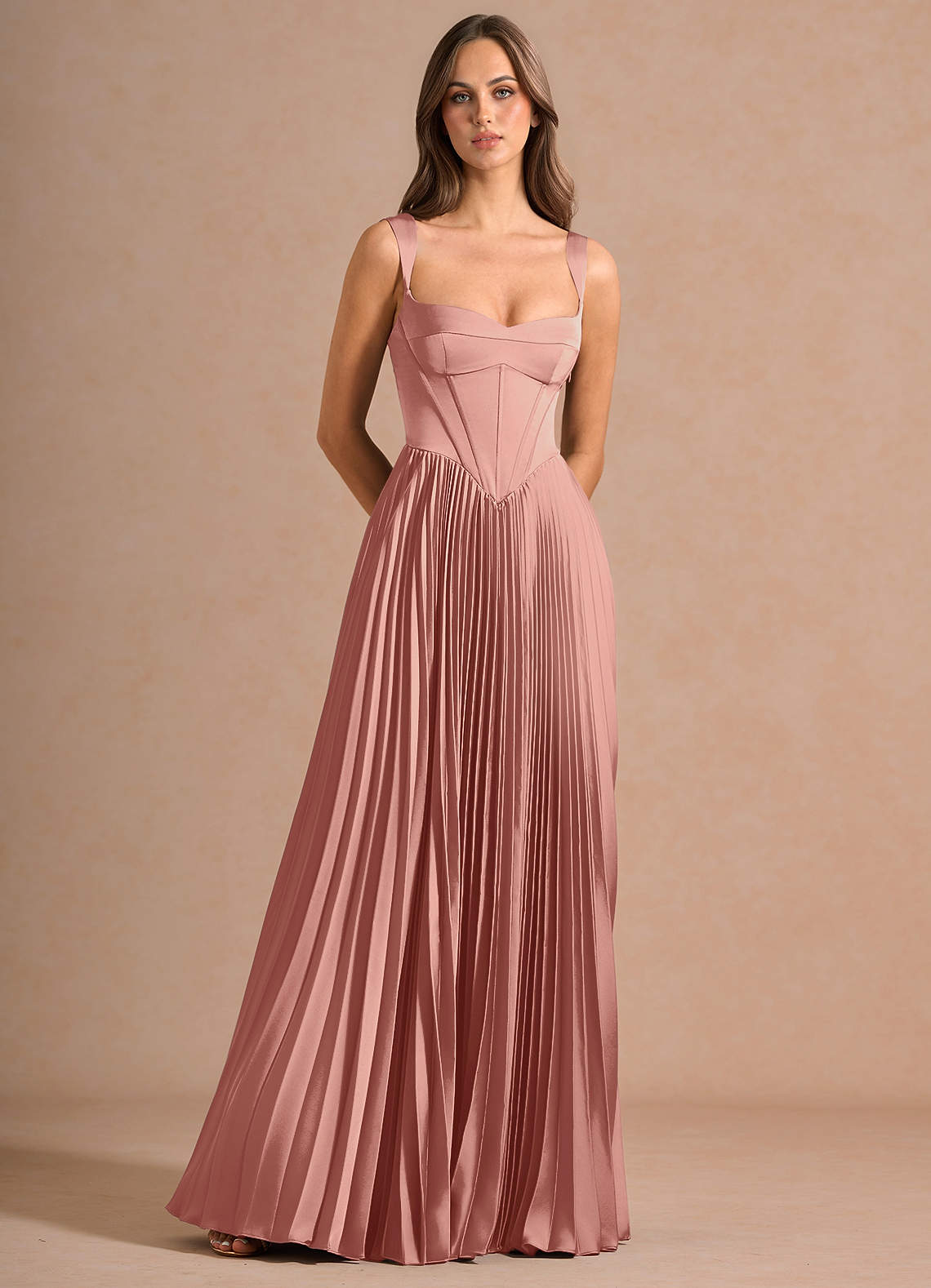 Avenelle Rosette Maxi Dress | Azazie