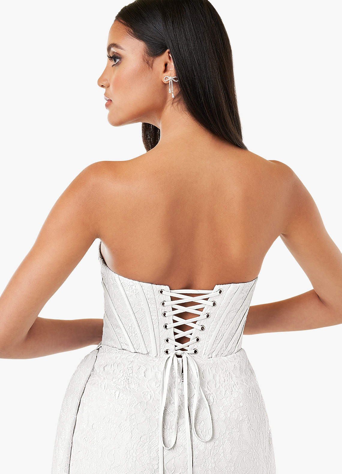 Chynna White Corset Mini Dress | Azazie Chynna White Corset Mini Dress | Azazie