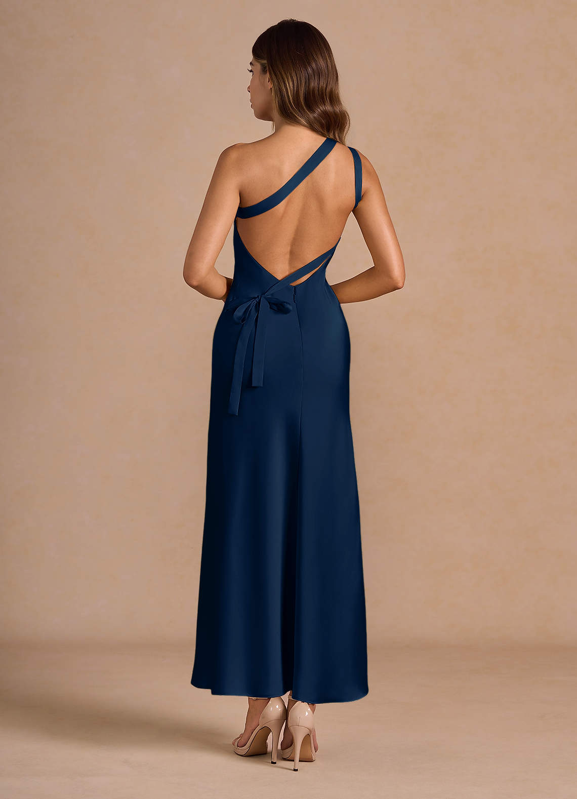 Monroe Navy Maxi Dress | Azazie