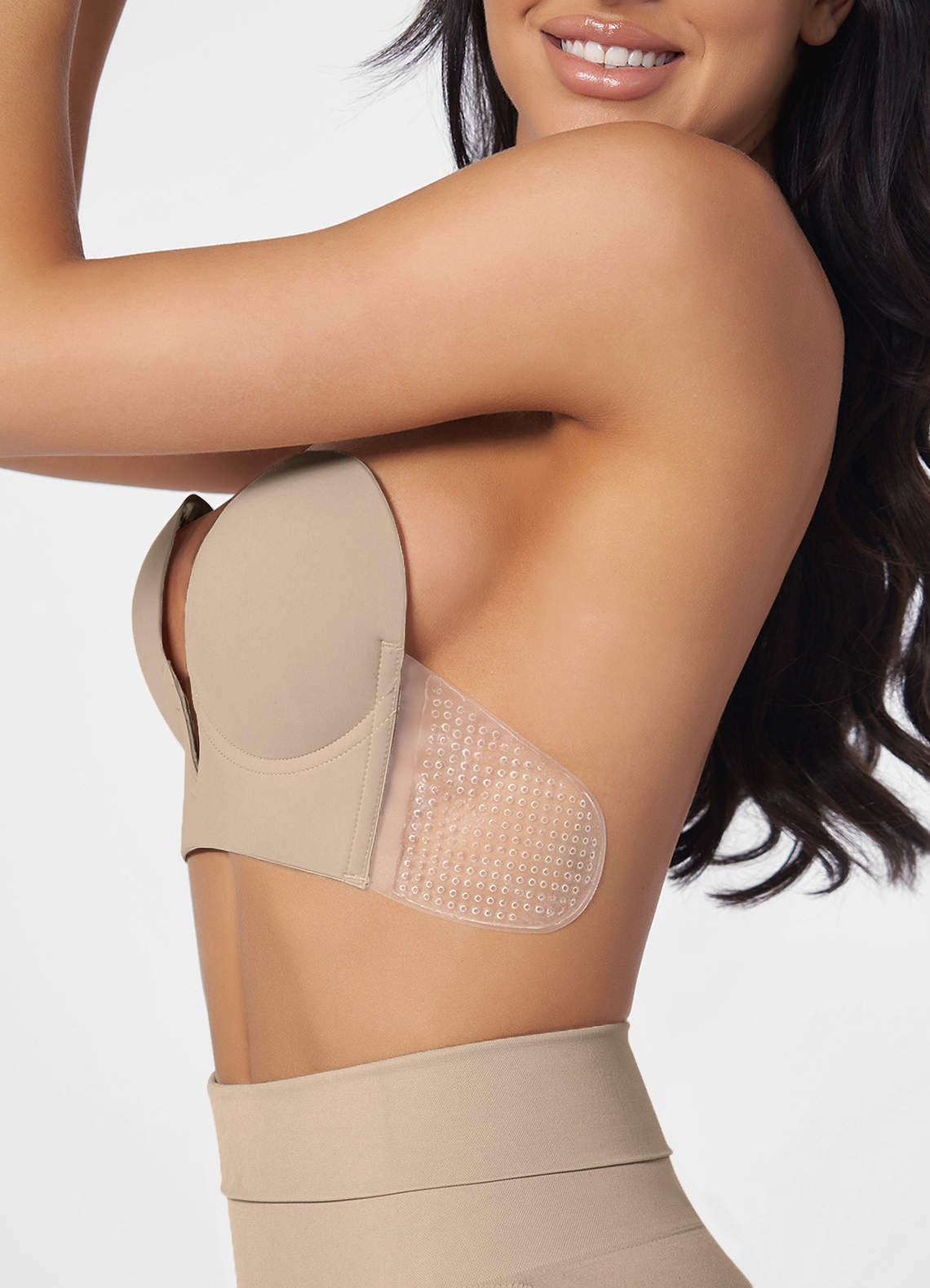 front Strapless Backless Plunge Bra