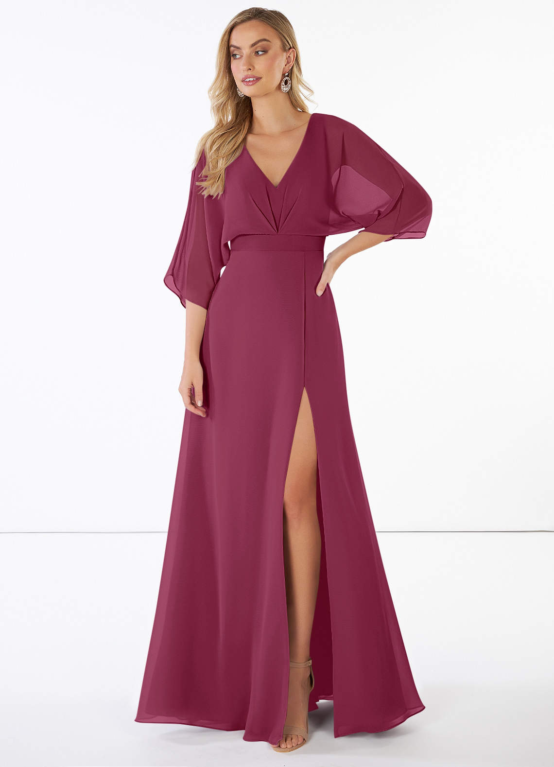 Azazie Rebecca Mulberry Bridesmaid Dresses Azazie AU