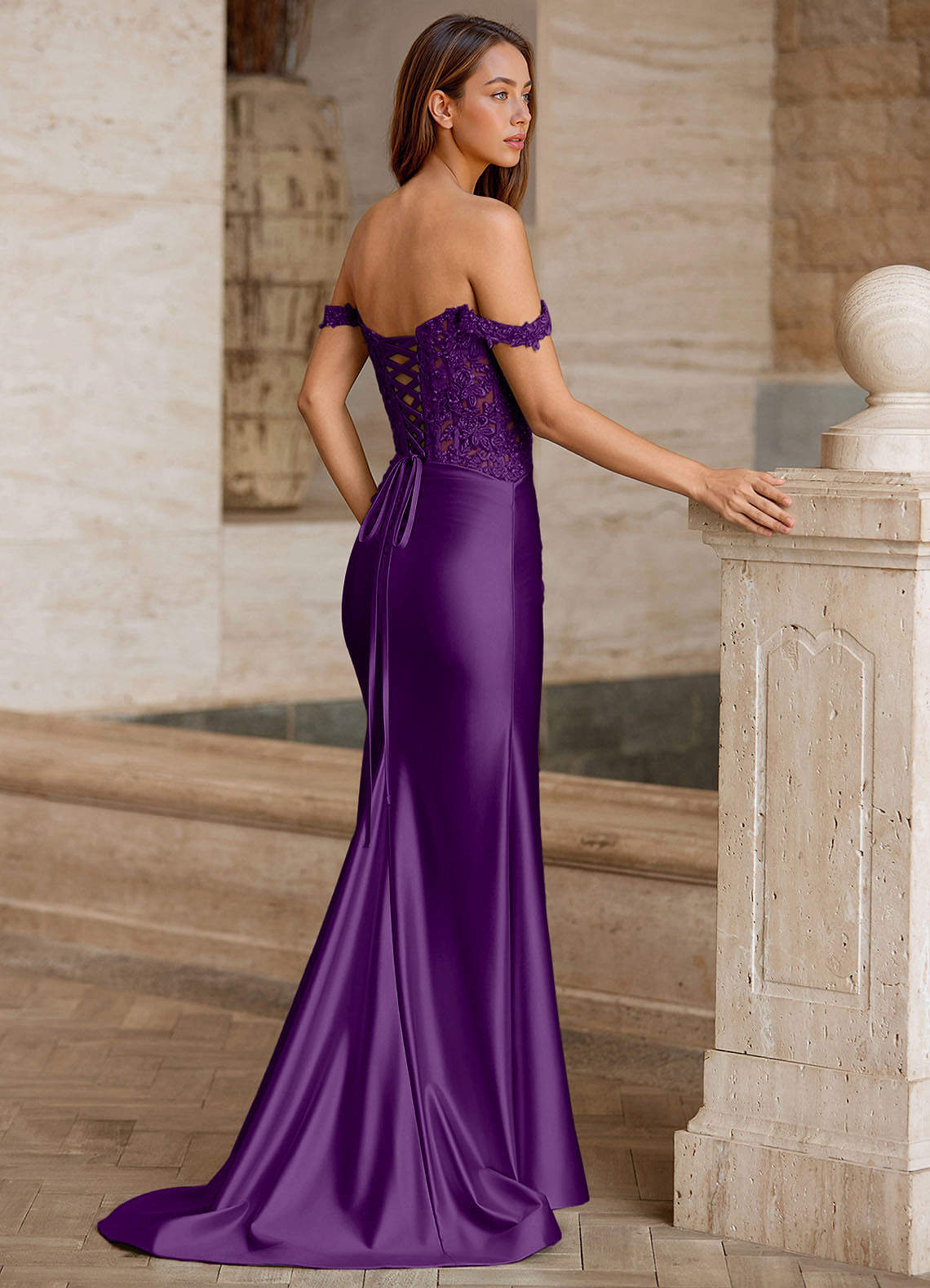 grape prom dress Primavera Couture 4399 Size 2,4,8,10 Grape Beaded Sequin Prom Dress Slit V Neck Formal Gown Pageant Evening, 8 / Grape