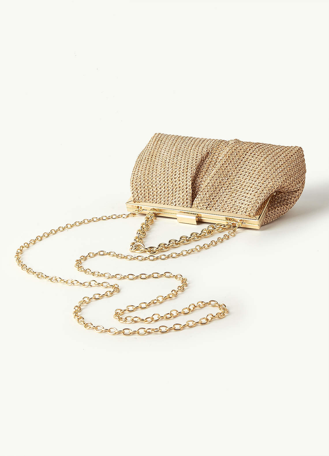 front Straw Woven Handbag