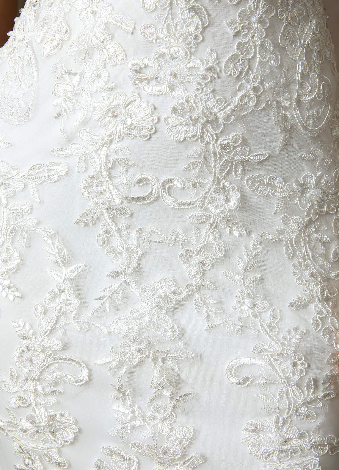 Azazie Eden Wedding Dresses Diamond White Mermaid Lace Dress image3