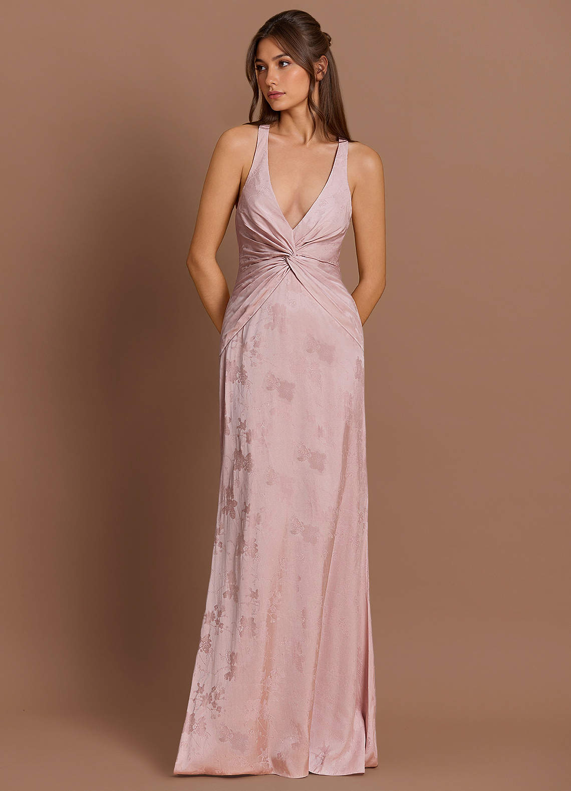 Vestido Rosa Suave Largo Ilaria image1