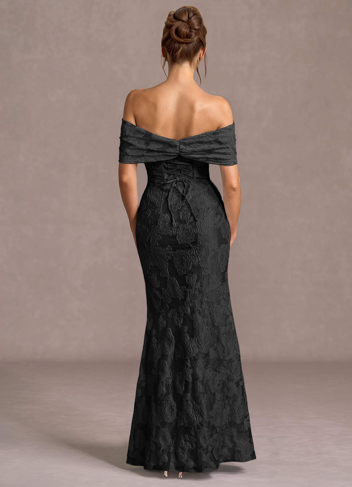 Valoria Black Maxi Dress | Azazie