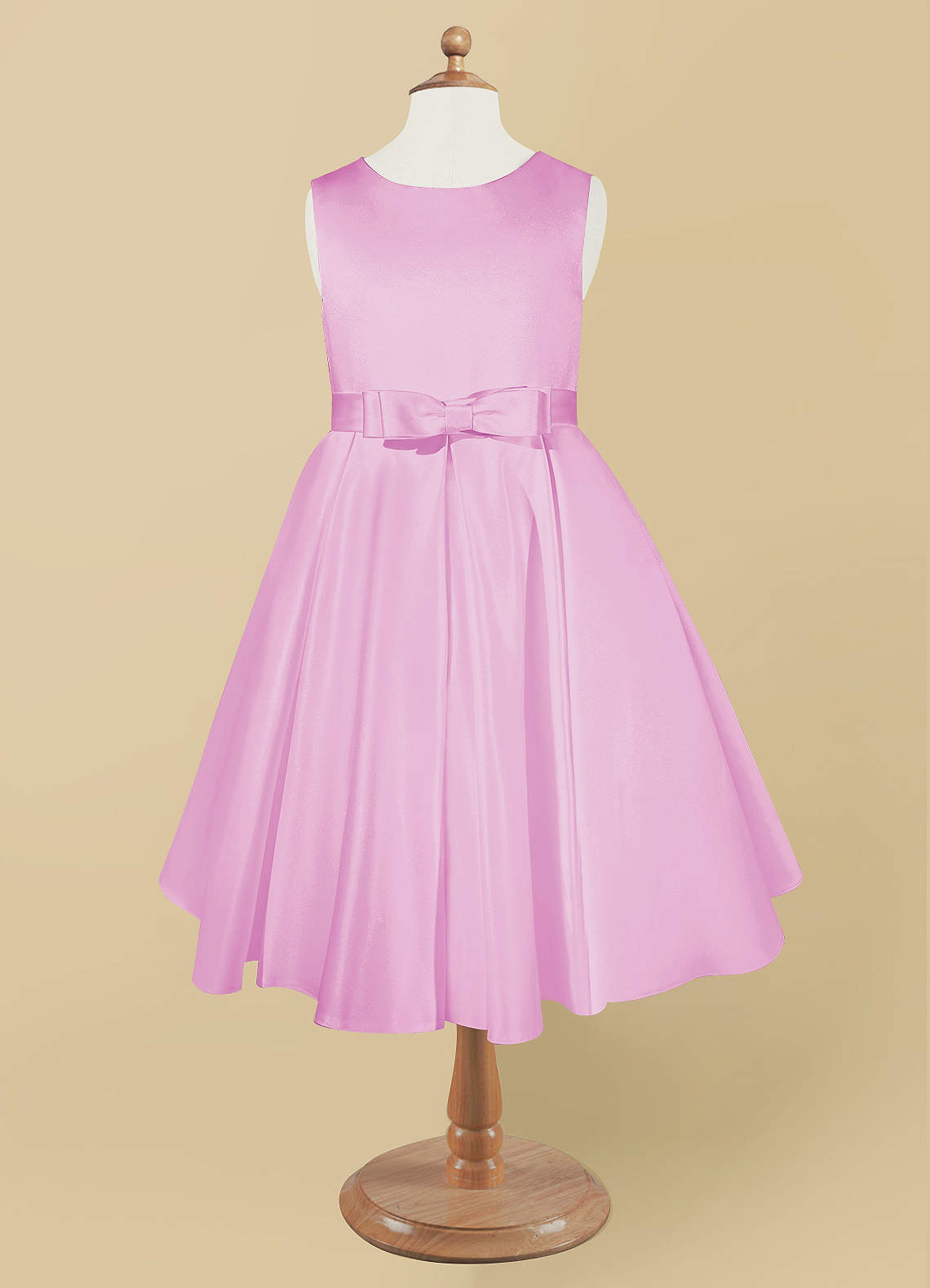 Sequins Satin Knee-length Birthday Dress