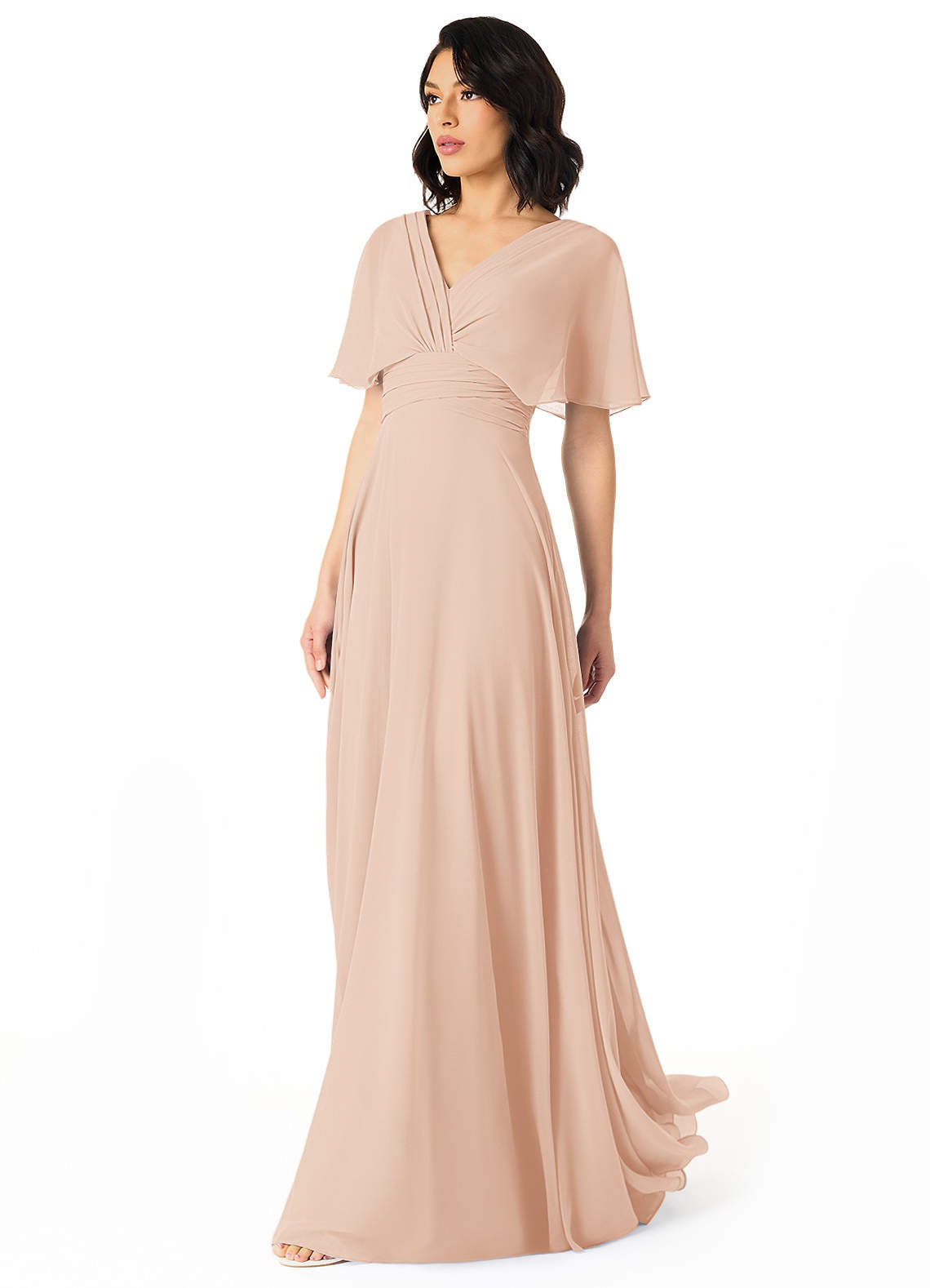 Azazie Pamela English Rose Bridesmaid Dresses | Azazie