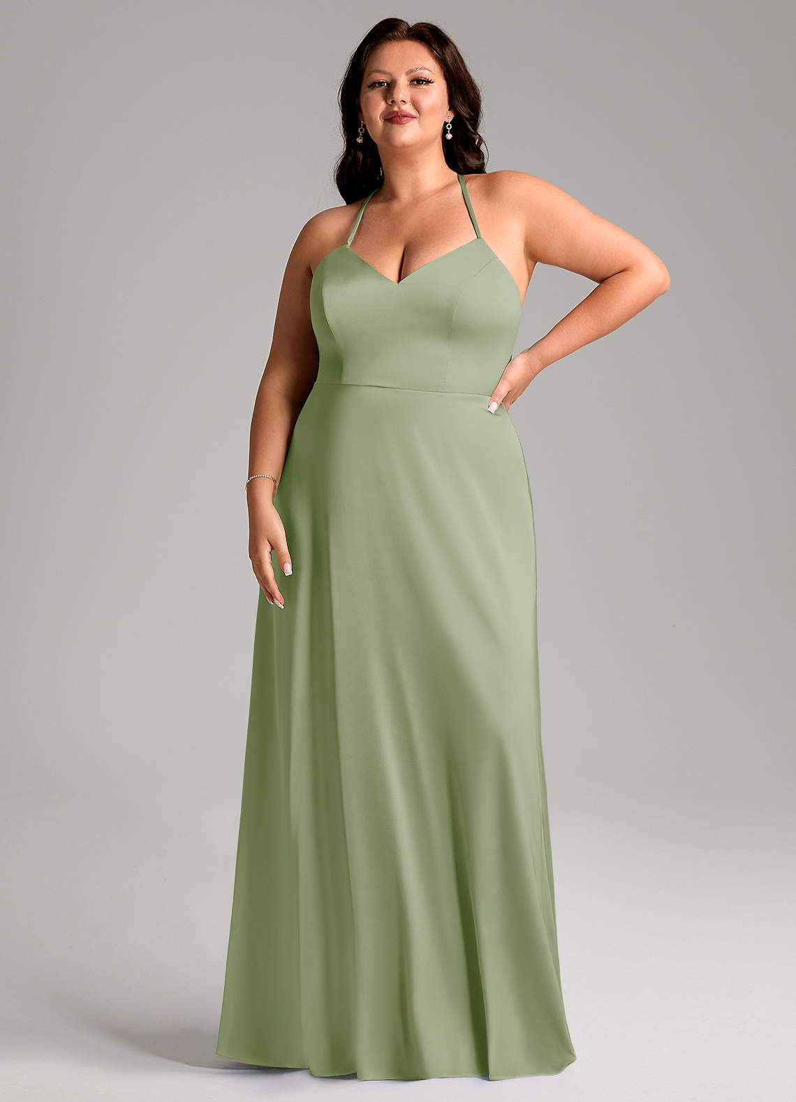 azazie mei stretch satin dress Azazie Mei