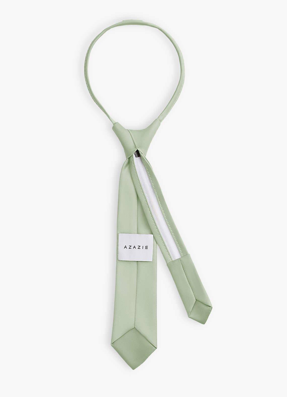 front Boy's Matte Satin Pre-Tie