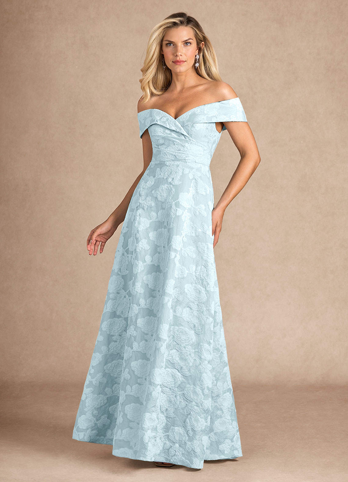 strapless open back dress Miss Circle Women Xella Yellow Pleated Chiffon Maxi Dress main image 0