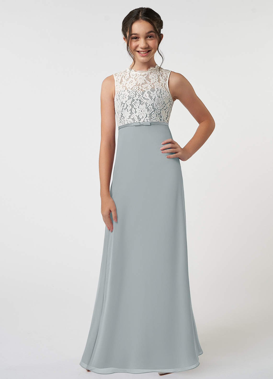 Junior bridesmaid clearance dresses silver